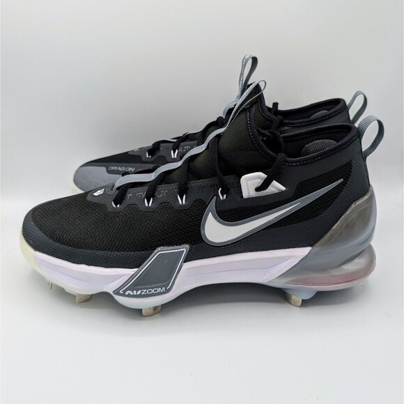 Nike Force Zoom Trout 9 Elite Black Baseball Cleats FB2906-001 Men Size 13 - Picture 4 of 6